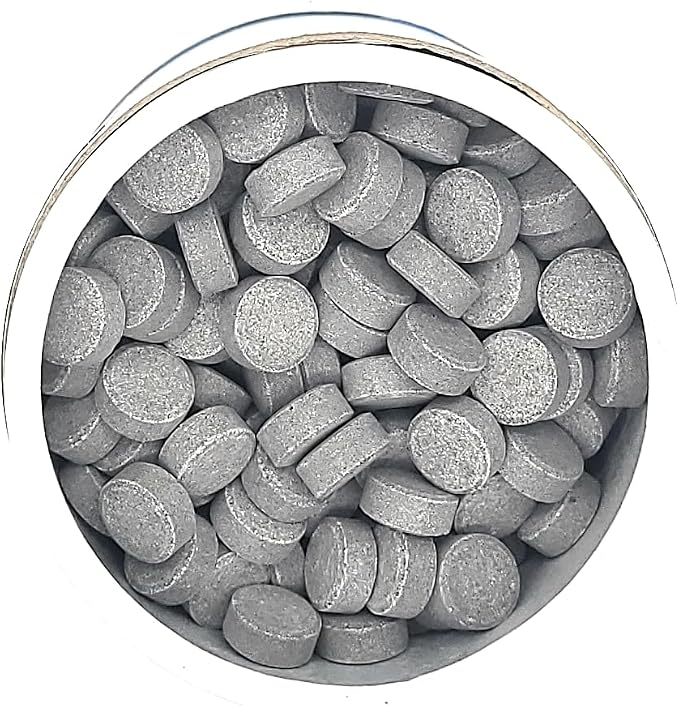 Refill Pack - 365 Toothpaste Tablets - Natural Remineralization & Whitening with Nano Hydroxyapatite - Travel or Daily Use - Fluoride Free (Charcoal365)