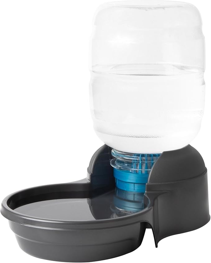 Petmate® Replendish® Automatic Dog Water Dispenser Gravity Pet Waterer with Microban Antimicrobial Protection, 100% BPA Free - 2.5 Gallon, Wide Mouth Bowl, with 2 Extra Filters
