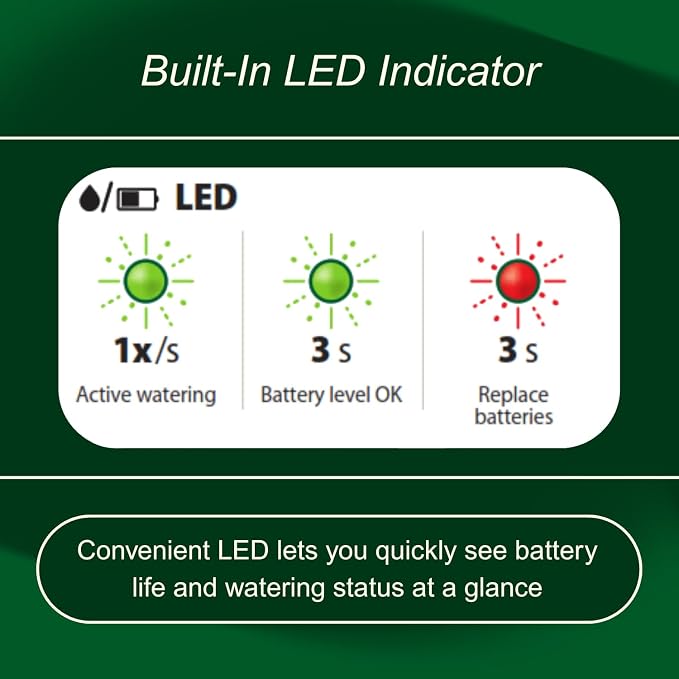 Rain Bird 1ZEHTMRS Simple-Set Hose End Timer, One Zone/Station, Battery Operated, 3/4" Garden Hose Thread, Heavy-Duty Brass Inlet, Dial with Brass Inlet