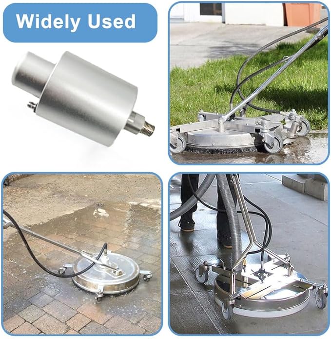 Rotary Replacement Head for Surface Cleaner – 4000 PSI, 3/4"male thread, Compatible with BE Surface Cleaners (16in/20in/22in/24in/30in Models)