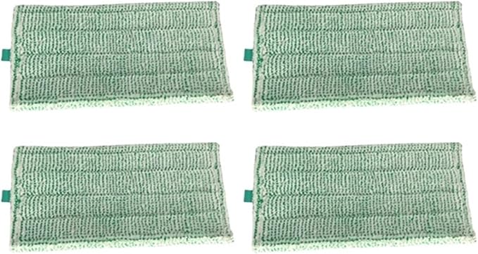 A21F-4PCS Mop Pads，Compatible For vorwerk，SP7 SP600 SPB100 Vacuum Cleaner Replace Microfiber Cleaning Cloths Reusable Washable