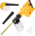 Rozlchar Electric Diatomaceous Earth Duster Compatible for DeWALT 20V Battery (Tool Only), 1L Capacity Garden Powder Sprayer with 7.5″ Nozzle, Leaf Blower Replacement, Farm & Coop Applicator