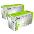 1st Choice Green 6 mil Nitrile Disposable Gloves Diamond Grip Medium 200 | Bulk Purchasing Options, Medium Duty Gloves for Mechanics, Business, and Household Tasks, Food Safe and Chemical Resistant