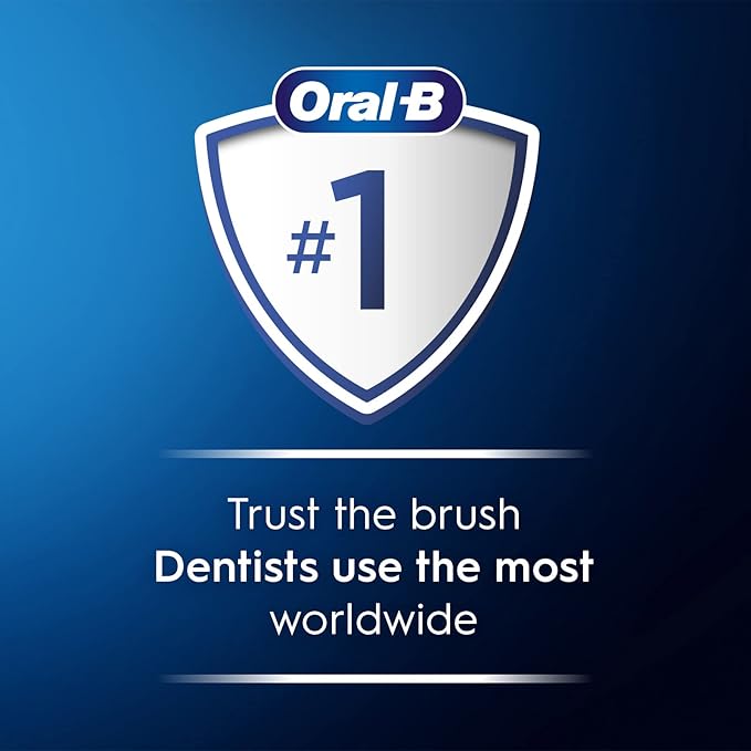 Oral-B Rechargeable Electric Toothbrush, iO5 Limited Deep Clean & Whiten, 5 Cleaning Modes, Visual Pressure Sensor to Protect Gums, Travel Case, 3 Brush Heads, Black