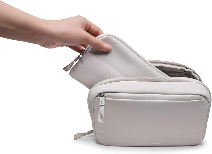 Orbitkey KonMari 2-in-1 Tech Acessory Pouch - Stone