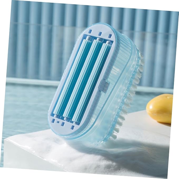 Alipis 5pcs Foaming Soap Dispenser Scrubbing Brush Dual-Sided Soap Box for Home Use for Bathroom Kitchen and Laundry Cleaning Lake