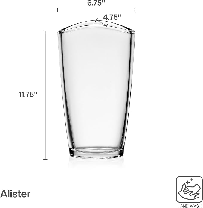 Mikasa Alister Crystal Flower Vase, 11.75 inch
