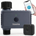 Insoma WiFi Sprinkler Timer, Water Timer for Garden, Smart Hose Timers with Hub Support 2.4GHz WiFi & Bluetooth, Rain Delay & Manual Watering, App/Voice Control Work with Alexa & Google Assistant