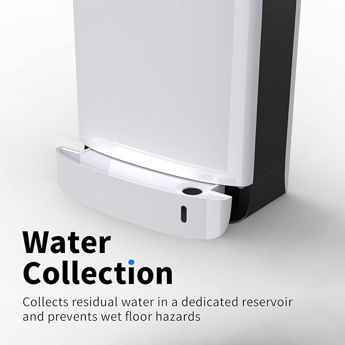 AIKE HEPA Filtered Vertical Hand Dryer Slim, 110-130V White Model AK2065