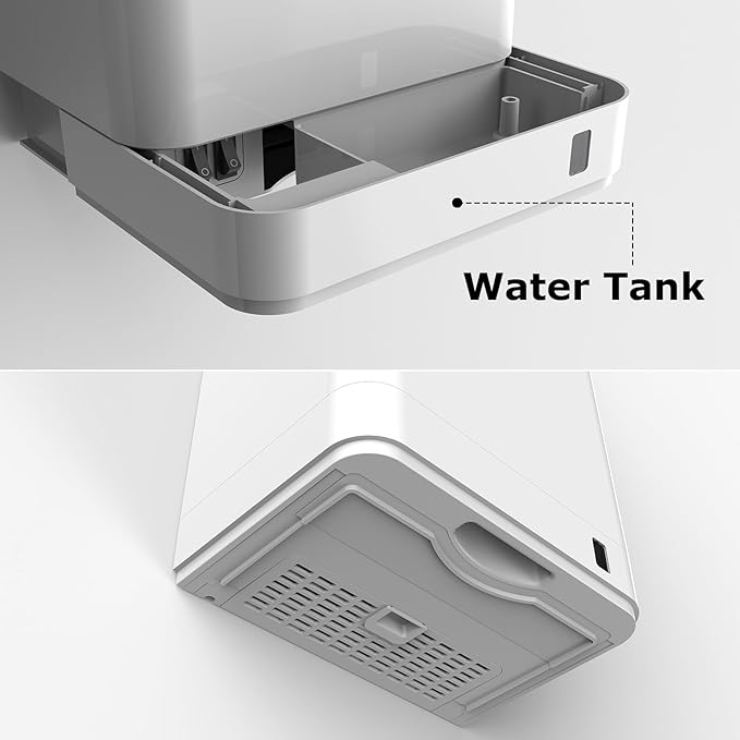 Vertical Hand Dryer HEPA Filtered 1800W High-Speed Wall Mount Jet Automatic Infrared Air for Commercial and Home Bathroom,White 2688