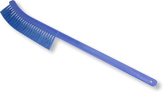 SPARTA Plastic Narrow Radiator Brush for Dusting Between Radiators, Vents, And Ducts, 24 Inches, Blue, (Pack of 6)