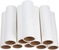 Extra Sticky Lint Roller Refills 10 Rolls 38mm Diameter Adhesive Tape for Upholstery Furniture Pet Hair Remover Sticky Tape Refill for Clothes and Carpet Cleaning