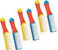 6pcs Shoe Washing Brush Set with Hard Bristles, Sturdy Plastic Scrub Brushes for Laundry and Clothes Cleaning, Multi-Purpose Tools for Household Use