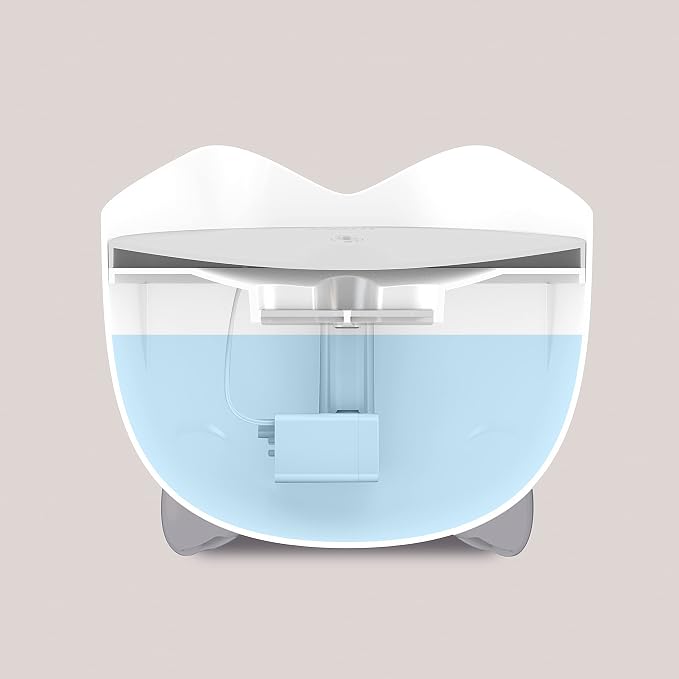 Catit PIXI Drinking Fountain, Stainless Steel | Cat Water Fountain with Triple Filter and Ergonomic Drinking Options