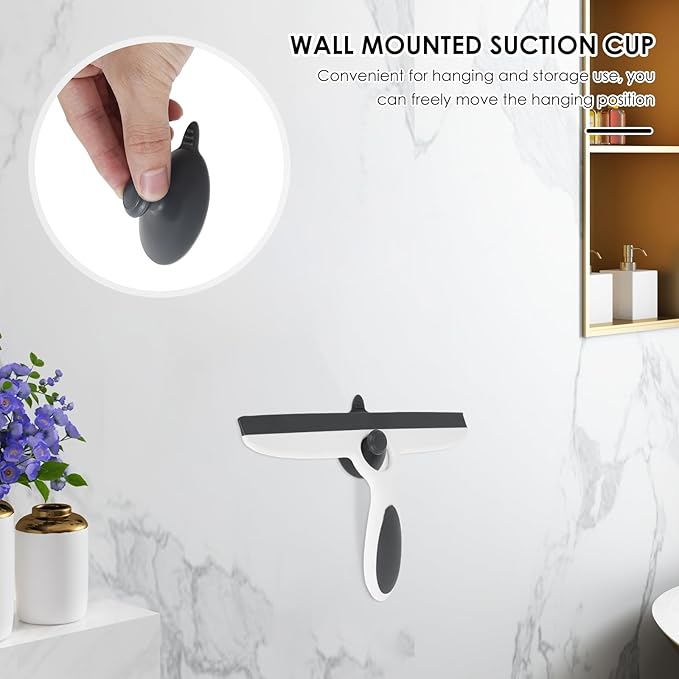 1PCS Shower Squeegee Lightweight Easy to Clean Shower Bathroom Sturdy Window Squeegee with Handle for Home
