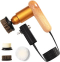 75W Power Electric Shoe Polisher, Adjustable 6 Speed Electric Polisher, Perfect for Leather Shoes and Sneakers, 3 Brush Heads,Time-Saving Solution for Shoe Cleaning (1) (Large)