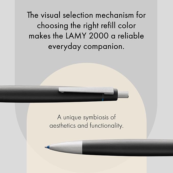 Lamy 2000 4 Color Ballpoint with Brushed Ss Clip (L401)
