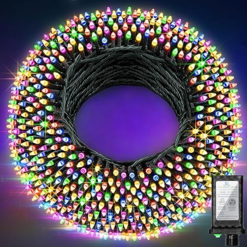 340 LED 90FT Christmas String Lights Outdoor, 12 Pro Modes with Timer