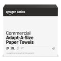Amazon Basics 2-Ply White Adapt-a-Size Kitchen Paper Towels, Absorbent, Thick, Individually Wrapped, 140 Towels per Roll (30 Rolls), 4200 Count (Previouly AmazonCommercial)