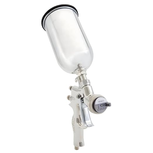 SHARPE Razor HVLP Air Spray Gun, Gravity Feed, (1.5 mm) Aluminum Cup 253435