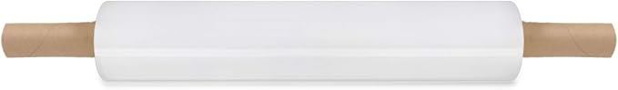 Stretch Wrap 20 inch x 1000 Feet, Clear, Extended Core Handle | 192 Rolls
