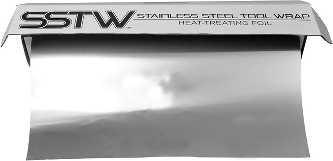 321 Stainless Steel Tool Wrap | Heat Treat Foil 20" x .002" x 50'