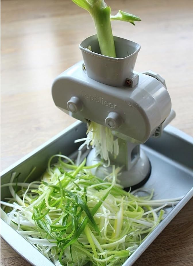 Roller Green Spring Onion Slicer Shredder + TULGIGS Vegetable Peeler