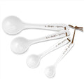 Portmeirion Sophie Conran Measuring Spoons, White, Set of 4