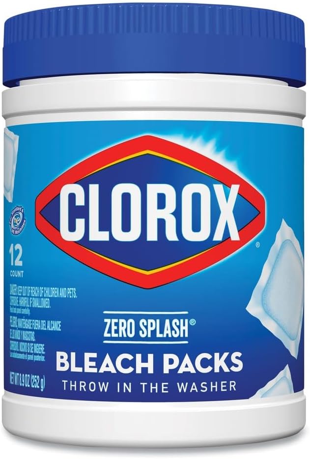 Control Bleach Packs, Regular, 12 Tabs/Pack, 6 Packs/Carton