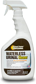 Instant Power Professional Waterless Urinal Cleaner – Removes Hard Water Deposits and Other Stains, Prevents Drain Buildup, Ready to Use, 32 Oz