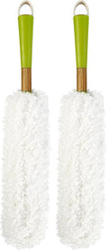 Full Circle Dust Whisperer Washable Microfiber Duster, Green (Pack of 2)