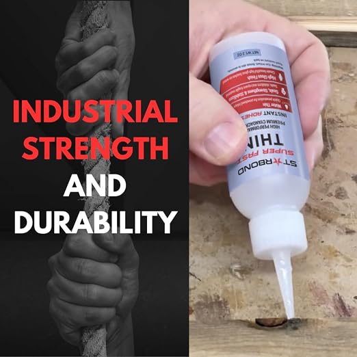 Starbond Super Fast Thin CA Glue Complete Refill Kit (16 oz) – Cyanoacrylate Super Glue with Extra Bottles, Caps, Microtips & Yorker Spout for Cracks, Joints, Woodworking, Woodturning & Model Building