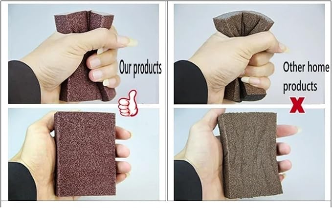 Carborundum Sponge 24pcs Magic Sponge Eraser Rust Remover Brush Dish Pot Cleaning Kitchen Tools