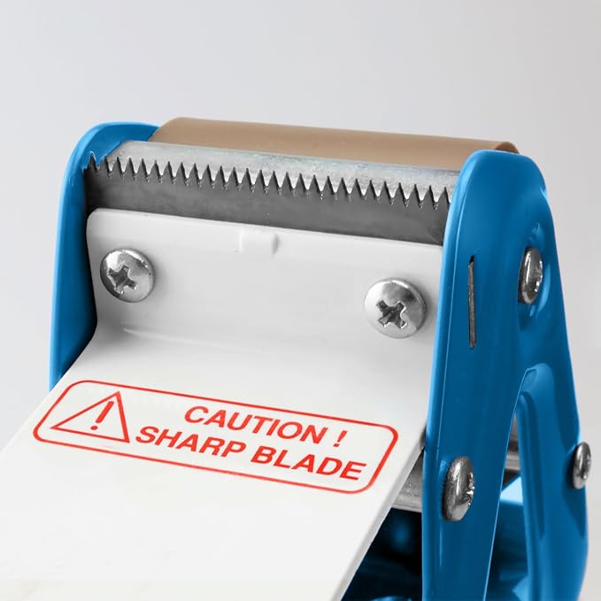TAPEWELL Heavy Duty Metal Frame Packing Tape Dispenser Gun, 2 inch, Blue | Packing Tape Refills For Dispenser, Shipping Tape For Packing, Moving, Home & Office Use