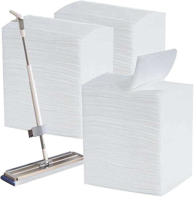 11X8.3 Dry Duster Cloths, 300-Count Dry Mop Refills, Household Wiping Cloths, Sweeper Disposable Dusting Cloths, Dry Mop Pads