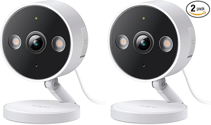 Tapo 2K+ Indoor/Outdoor Wired Security Camera - 2024 PCMag Editors' Choice, Person/Pet/Vehicle Detection, Baby Monitoring, Color Night Vision, Subscription-Free Local Storage or Optional Cloud, C120