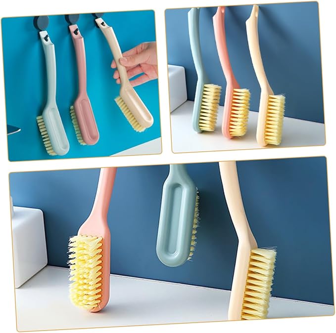 GALPADA 15pcs Handle Shoe Brush Soft Bristle Tools for Shoes Sneakers and Clothes Gentle Scrub Brushes for Laundry and Removal