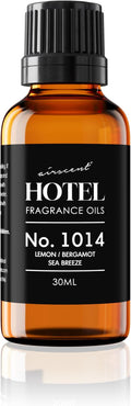 AirScent Hotel Diffuser Oil No. 1014 - Iconic 5-Star Hotel Blend - 30 mL | Lemon Bergamot Sea Breeze - Coastal Blend - Fragrance Oil for Ultrasonic and Waterless Diffusers and Crafting
