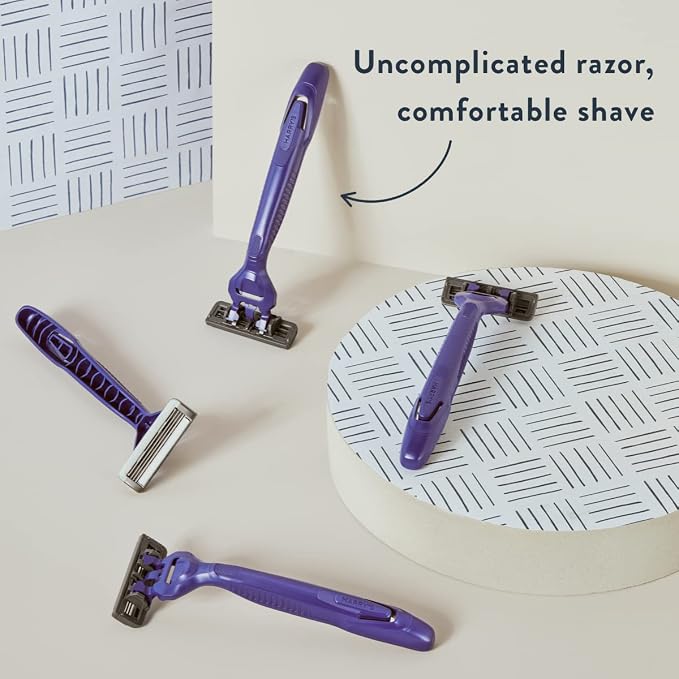 Harry's Disposable Razors for Men - 10 Count - 3-Blade Men's Razors for Travel and On-the-Go Convenience