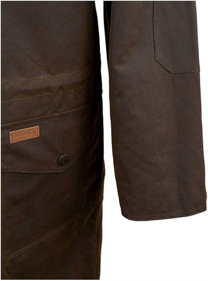 Outback Trading Company Unisex 2056 Stockman Waterproof Breathable Extra-Long Cotton Oilskin Duster Coat
