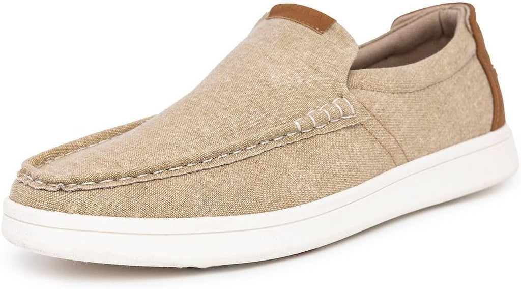Nautica Men's Slip-On Loafers Casual Moc Toe Sneakers Boat Shoes Slipper for Men – Lightweight & Comfortable - Derwin