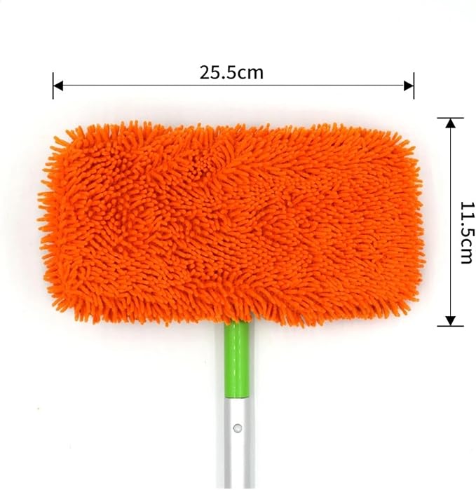 2pcs Reusable Microfiber Mop Pads, Compatible for Swiffer Sweeper Dry Sweeping Cloth Washable Wet Mopping Cleaning(B-Green)