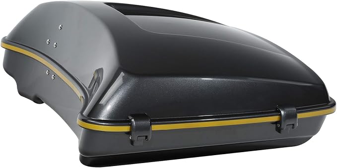Gold/Black Geometric Shape Fade ABS 5.5" Razor Trunk Fit For Harley 2014-2025 Touring CVO Road King Street Glide Electra Glide Ultra Limited Pack