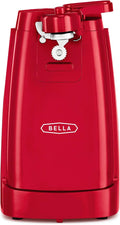 bella Electric Can Opener and Knife Sharpener, Red