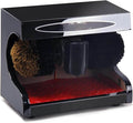 Shoe Polisher Machine Automatic Sensor Shoe Shine Kit Clean Brush | Automatic induction shoe polisher machine with 1400 rpm motor, titanium panel, and MDF body. Compact shoe shine machine