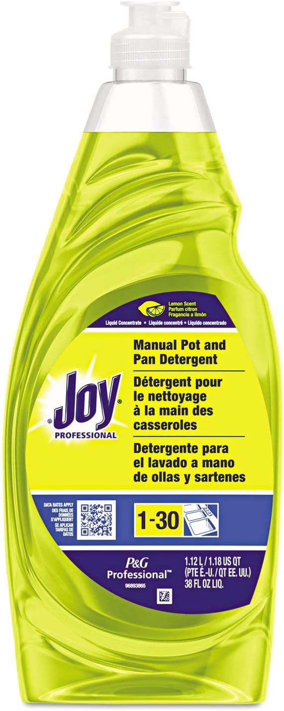 Joy Dishwashing Liquid, 38 oz Bottle, 8/Carton