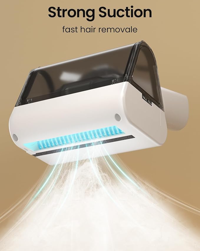 Misfans Electric Pet Hair Removal Tool,2025-Upgrade Cat&Dog Hair Vacuum & Lint Rollers Remover,Automatic Portable Hair Tool for Indoor and Outdoor,Cat Bed,Climbing Frame,Board,Carpet,Mats,Car Mats