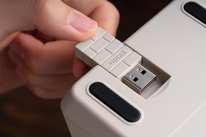 8BitDo Retro 18 Mechanical Numpad, Supports Calculator Mode, Bluetooth/2.4G/Wired Numpad for Windows and Android - M Edition