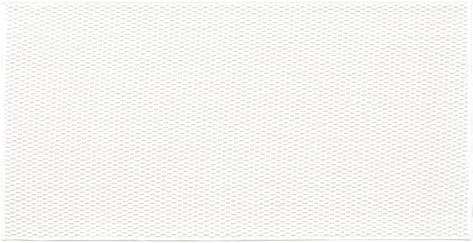 TYUU Bathroom Rugs Non Slip Washable, Super Absorbent Thin Bath Mat Quick Dry Low Pile Bathroom Rug, White 24"x47"