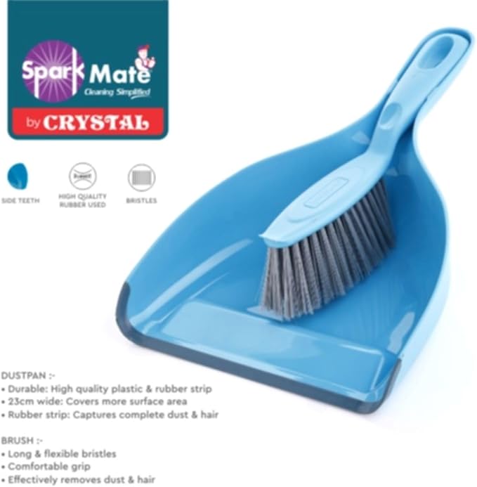 Premium Dust Pan with Brush